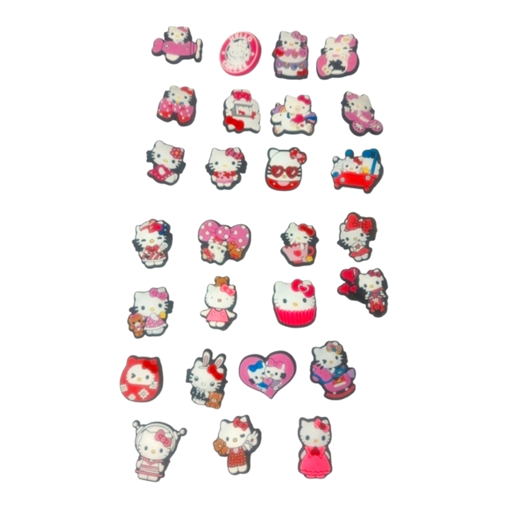 Hello Kitty Croc Jibbitz Shoe Charm Collection ~ 27 In All